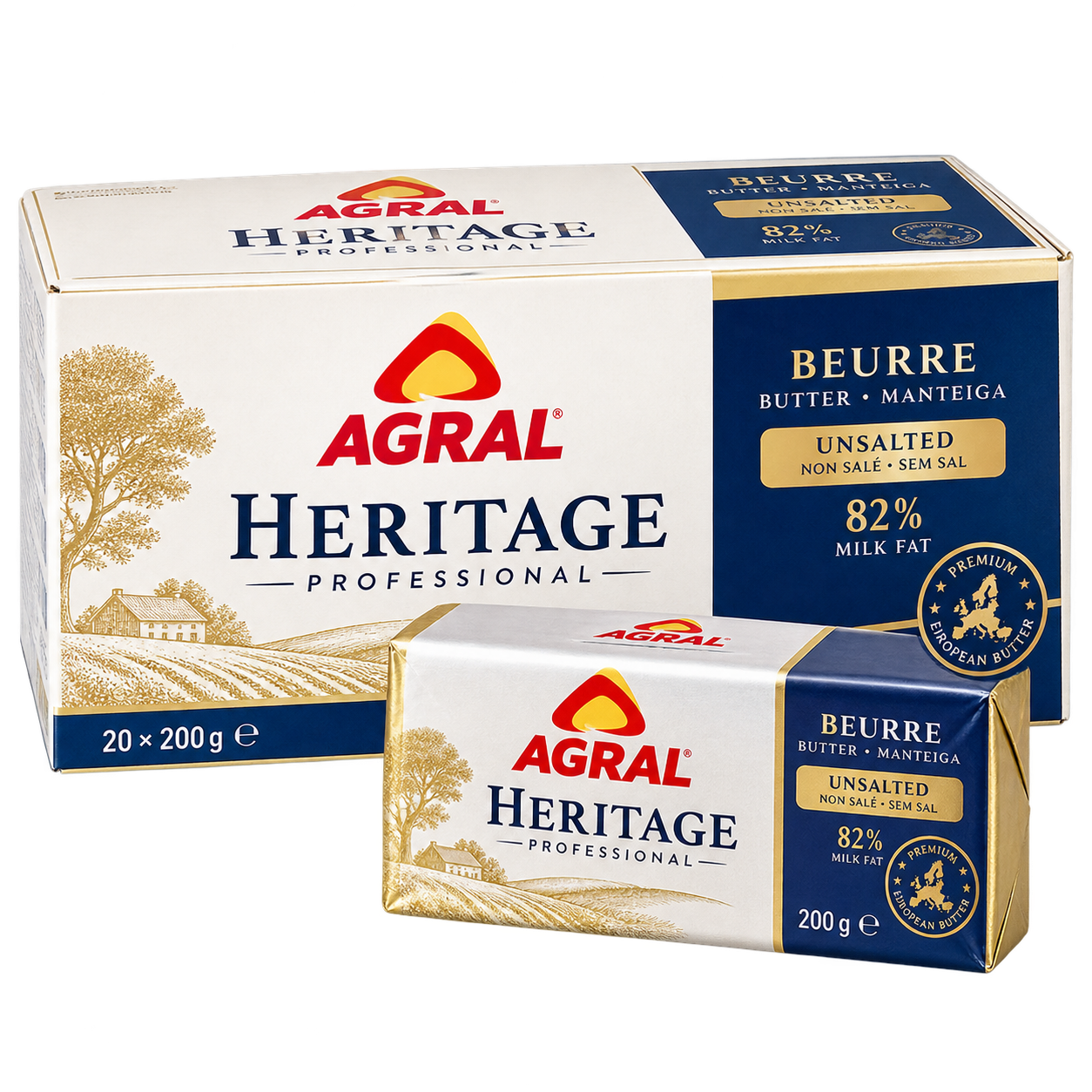 Agral Belgian butter, butter blend and pastry butter supplier Laos