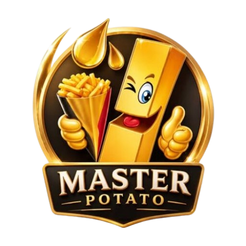 ໂລໂກ້ Master Potato black and gold