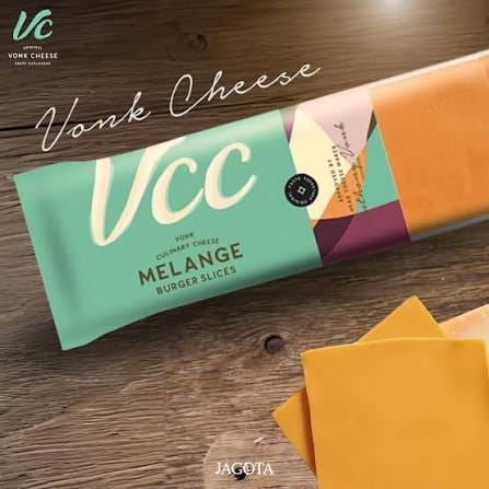 Burger Sliced Cheese — Natural (White) — European cheese range professional food product Laos