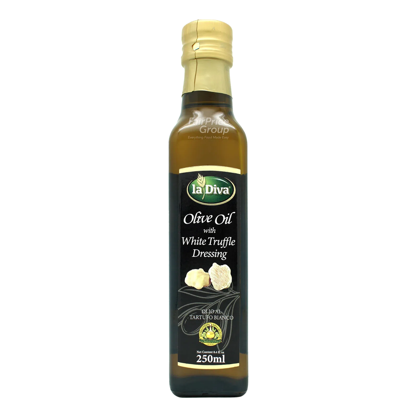 White Truffle Olive Oil — la Diva professional food product Laos